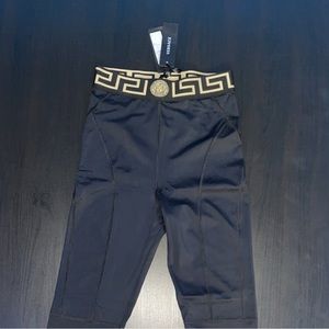 Versace Small black leggings with tags